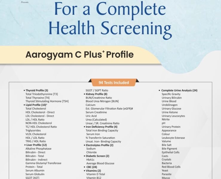 AAROGYAM C PLUS PROFILE WITH UTSH