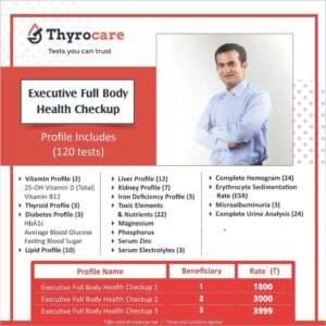 EXECUTIVE FULL BODY HEALTH CHECKUP