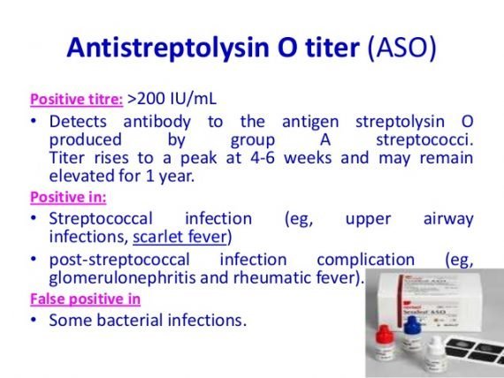 ANTI STREPTOLYSIN - O (ASO)
