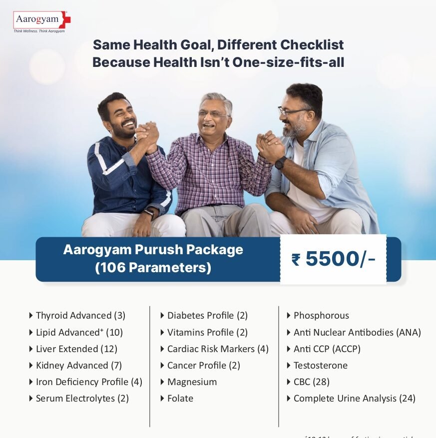 AAROGYAM PURUSH PROFILE WITH UTSH