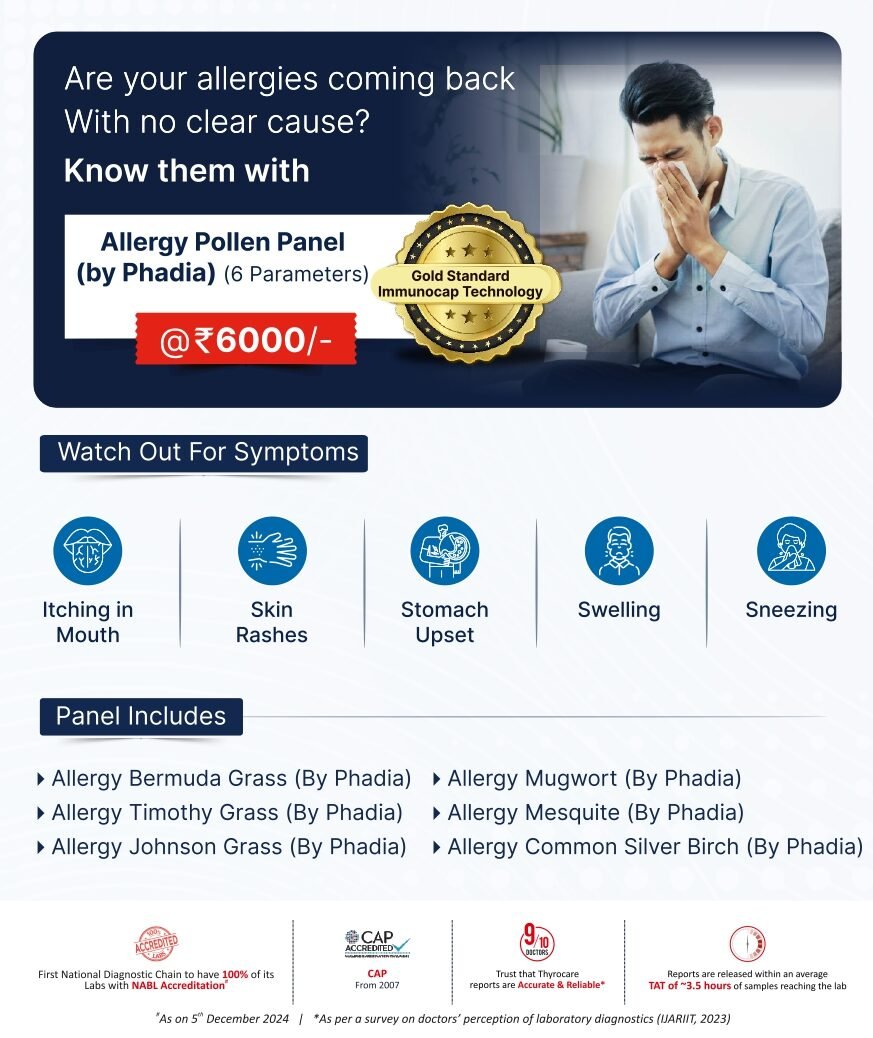 ALLERGY POLLEN PANEL (BY PHADIA)